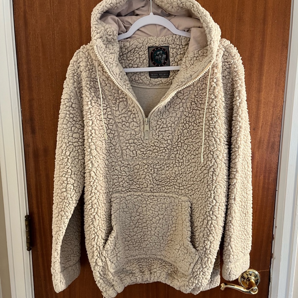 Oversized Sherpa Hoodie